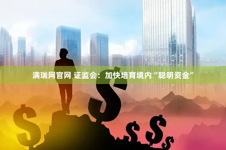 满瑞网官网 证监会：加快培育境内“聪明资金”